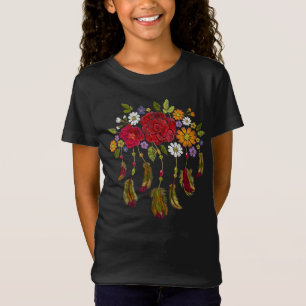Ro och fjädrar T-Shirt som kan användas som altern