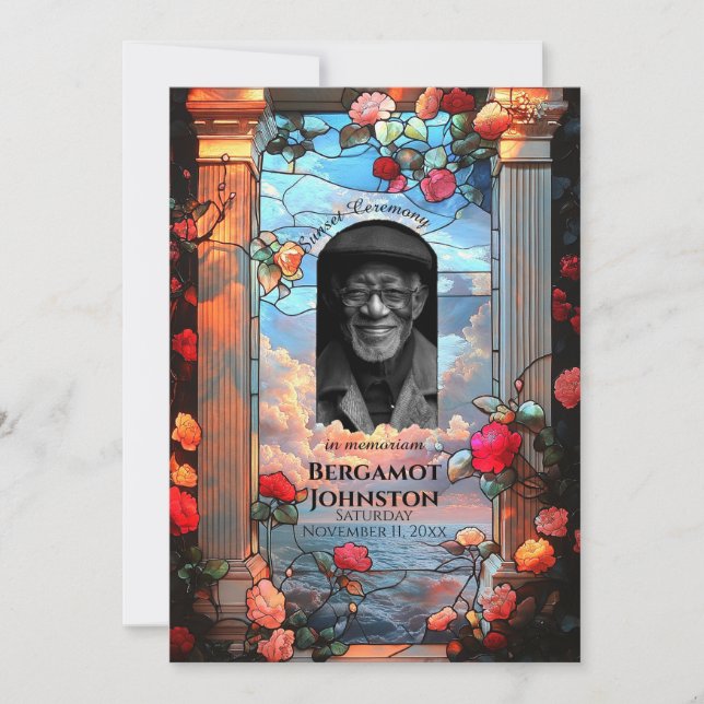 Ro och glaserglass meddelande (Framsida)