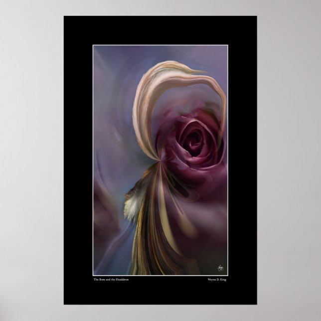 Ro och Headdress Poster (Framsidan)