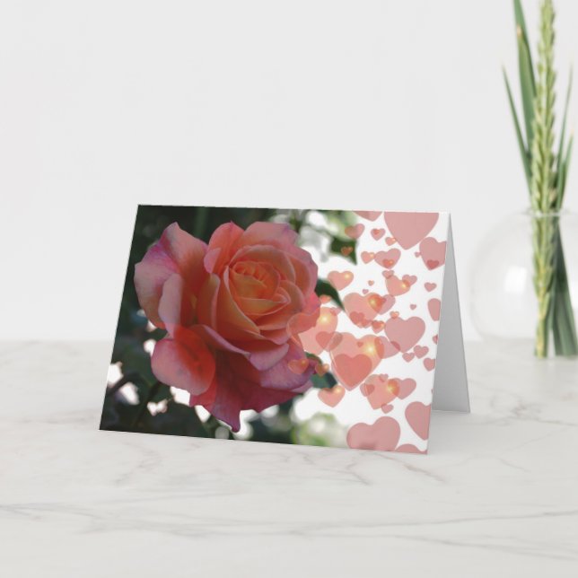 Ro och hjärtan helgkort (Framsida)