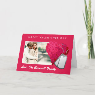 Ro och Hundbrickor Valentines day-kort Helgkort