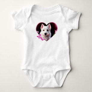 Ro och insamling av vit Hund T Shirt