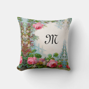 RO OCH JASMINES BLOMMIGT MONOGRAM KUDDE