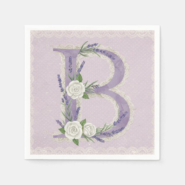 Ro och Lavender, av Natasha Us Pappersservett (Framsidan)