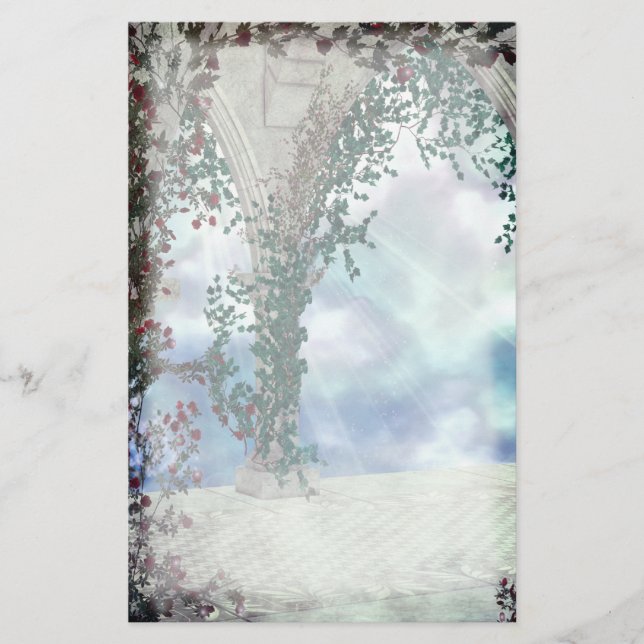 Ro och Light Fantasy Stationery Brevpapper (Framsida)