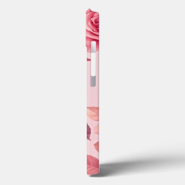 Ro och löv mönster iPhone/iPad-ärende (Baksida / Vänster)