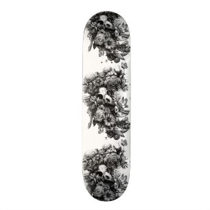 Ro och malar - svart mini skateboard bräda 18,5 cm