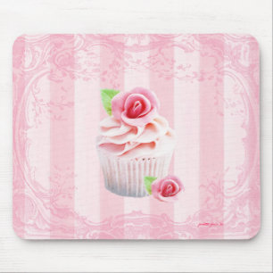 Ro och muffins rosa glasera Mousepad Musmatta
