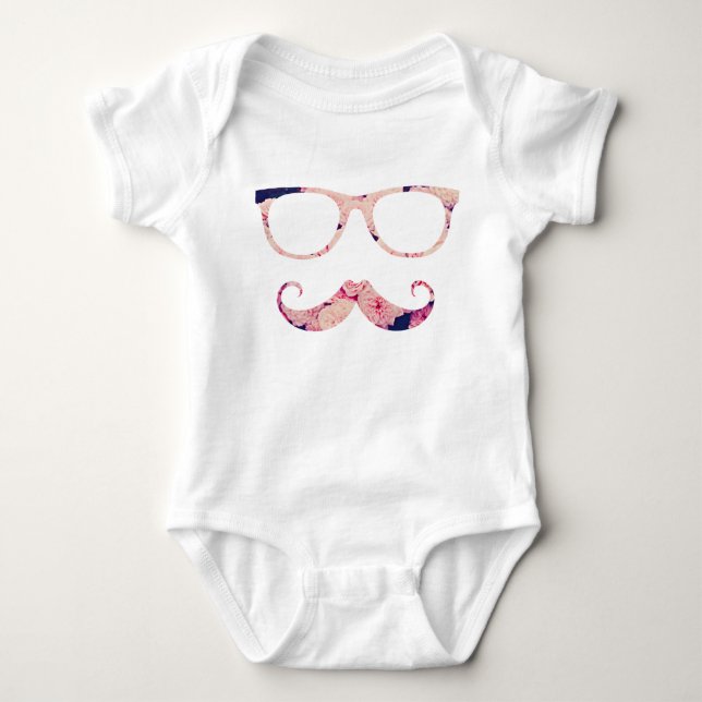 Ro och mustasch t-shirt (Framsida)