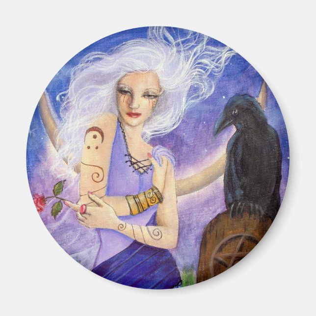 Ro och Raven Magnet (Framsidan)