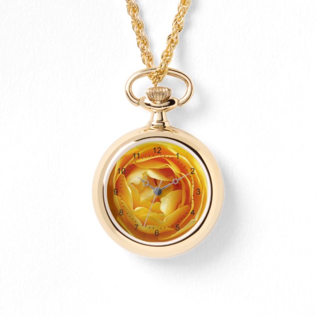 ro och rosenknopp armbandsur (Framsida)