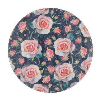 Ro och Rosenknoppar: Blommigt Sömlös.