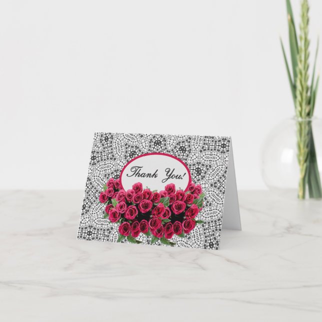 Ro och Snöre Tack Kort (Framsida)