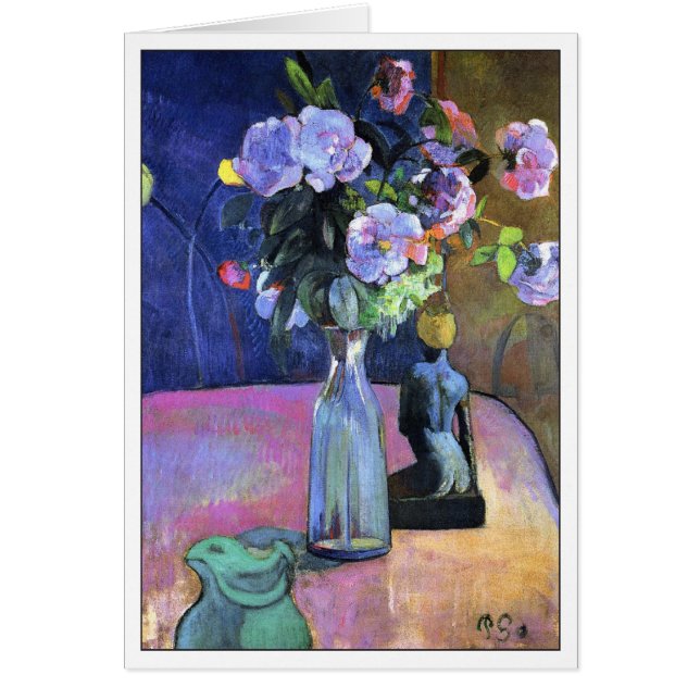 Ro och statuette av Gauguin OBS Kort (Framsidan)