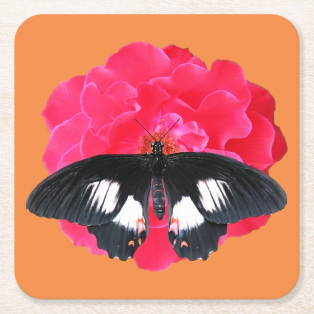 Ro och Sverige Underlägg Papper Kvadrat (Framsidan)