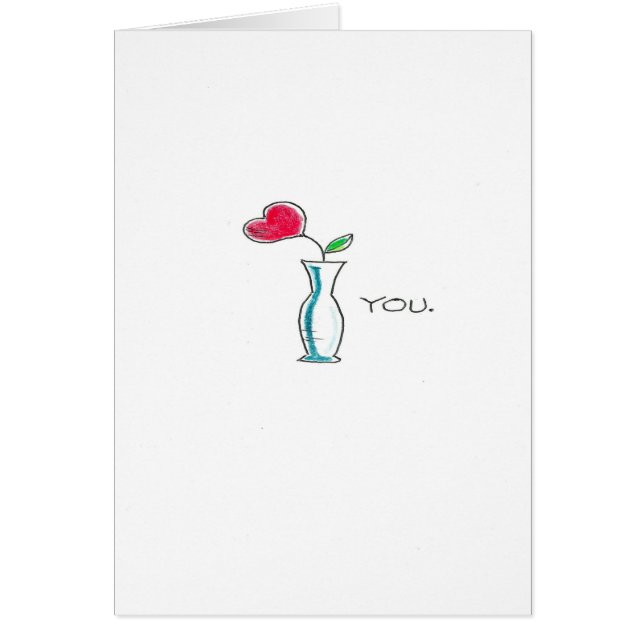 ro och vas hälsningskort (Framsidan)