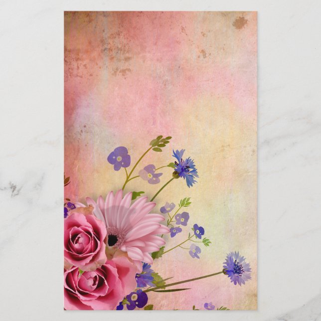 Ro och Wildblomma Brevpapper (Framsida)