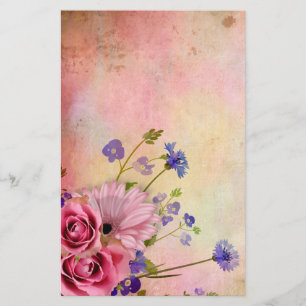 Ro och Wildblomma Brevpapper