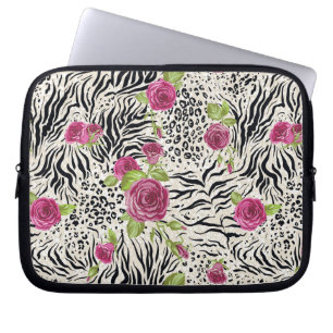 Ro på djurt mönster laptop sleeve