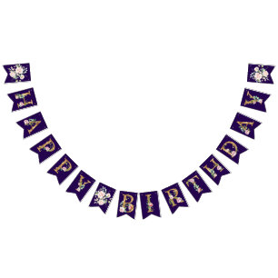 Ro på Lila Grattis på födelsedagen Vimplar