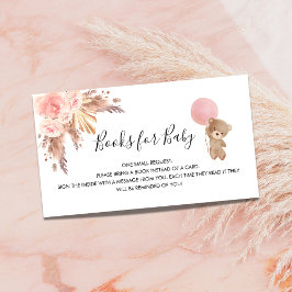 Ro pampas teddy-babydusch bok-begäran tilläggskort