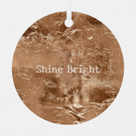 Ro Peach Guld Glam Julgransdekoration