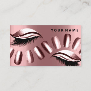 Ro Pearly Nagel Lash Vip Metallisk Visitkort
