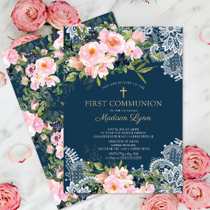 Ro & Peonies Snöre Första kommissionen Inbjudningar