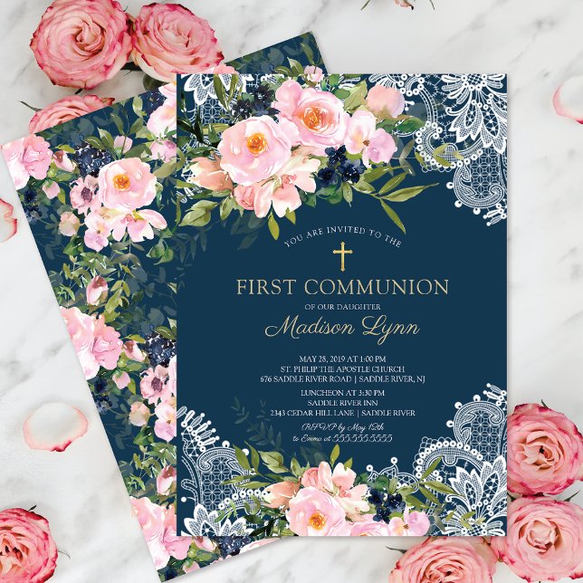  Ro & Peonies Snöre Första kommissionen Inbjudningar (Skapare uppladdad)