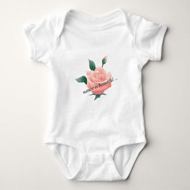 Ro (persikor) - vacker natur t-shirt (Framsida)