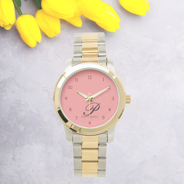 Ro Petal Script Charm Watch Armbandsur (Skapare uppladdad)