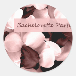 ro petals bachelorette Party Runt Klistermärke