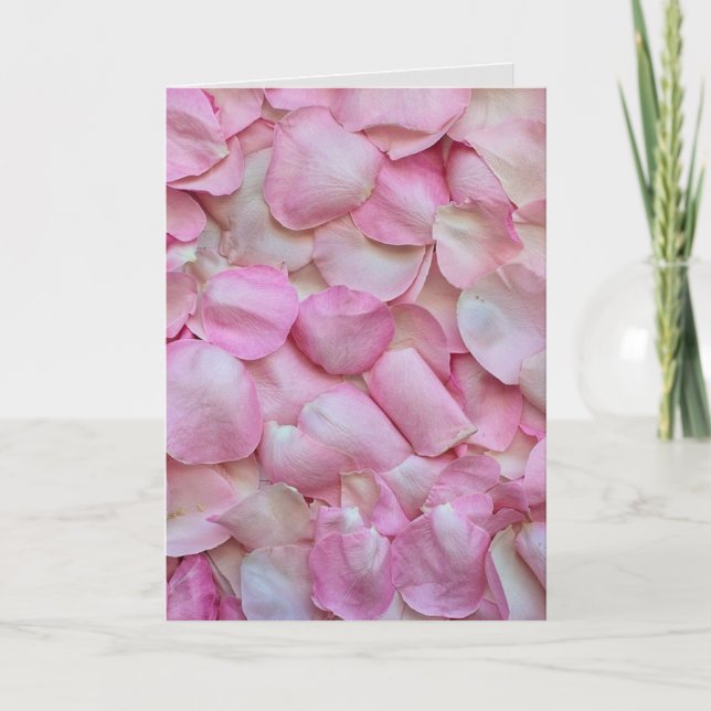 RO PETALS BIRTHDAY-KORT KORT (Framsida)
