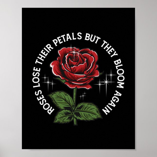 Ro Petals Bloom (nytt inspirationsöverlevande Awa) Poster (Framsidan)