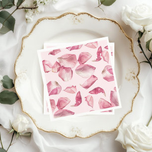 Ro petals mönster Petals och Prosecco Möhippa Pappersservett