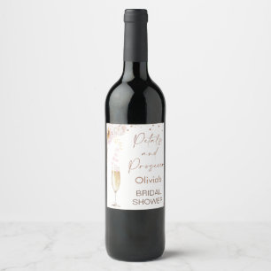 Ro Petals Petals Prosecco Boho Möhippa Vinflaska Etikett