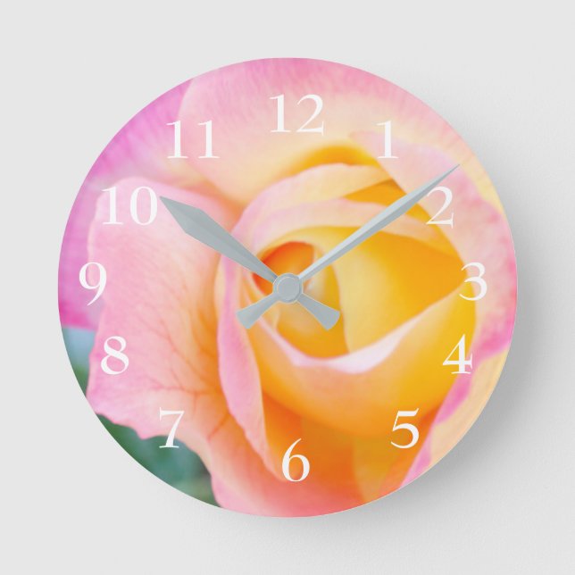 Ro Petals Round Clock Rund Klocka (Framsida)