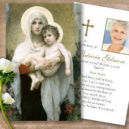 Ro Prayer-kort för konstapel Madonna Visitkort