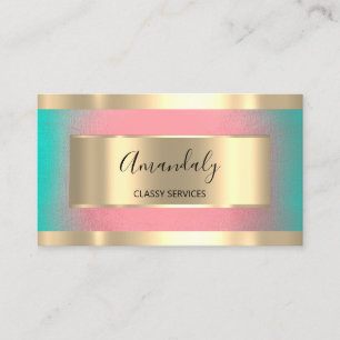 Ro Professionell Guld Framed Elegant Ombre Visitkort