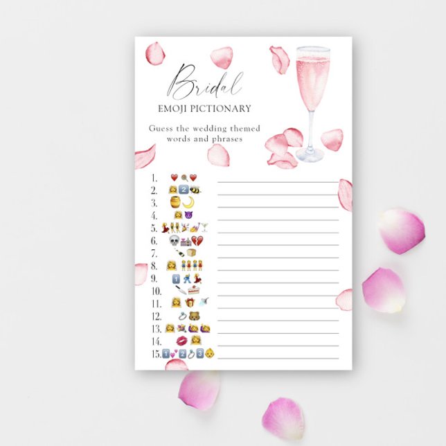 Ro Prosecco möhippa emoji pictionary-spel (Skapare uppladdad)