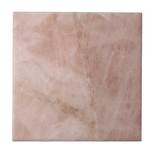Ro Quartz Crystal Gemstone Rosa Marble Skriv ut Kakelplatta