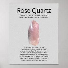 Ro Quartz Crystal Poster