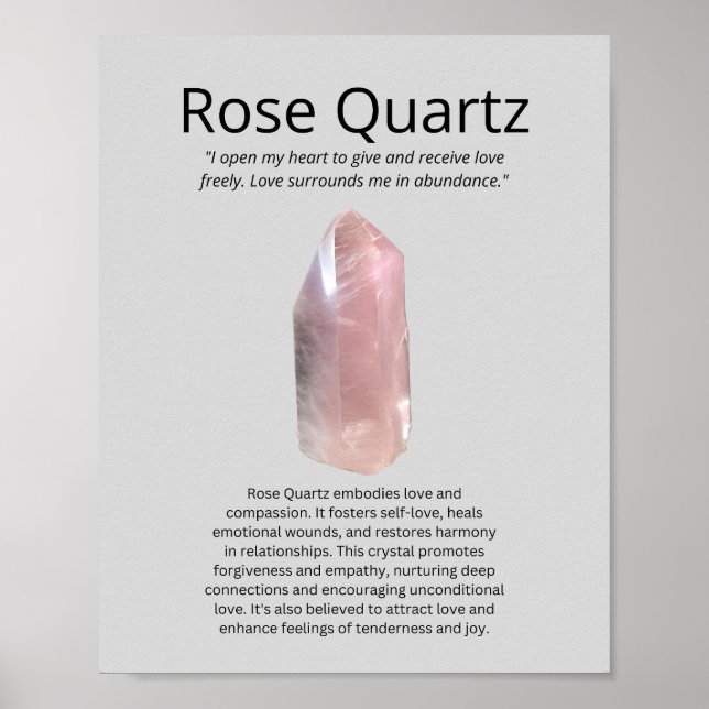 Ro Quartz Crystal Poster (Framsidan)