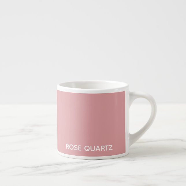 Ro Quartz rosa färg namn Espressomugg (Höger)
