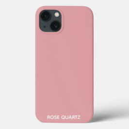 Ro Quartz rosa färg namn Fodral-Mate iphone case