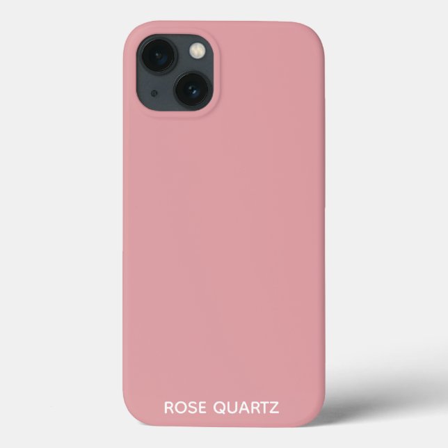 Ro Quartz rosa färg namn Fodral-Mate iphone case (Baksida)