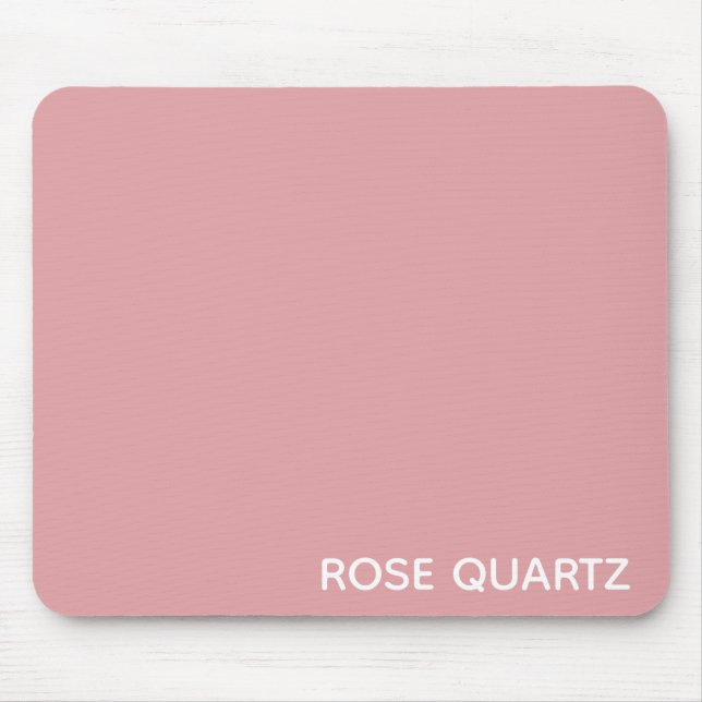 Ro Quartz rosa färg namn Musmatta (Framsidan)