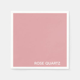 Ro Quartz rosa färg namn Pappersservett