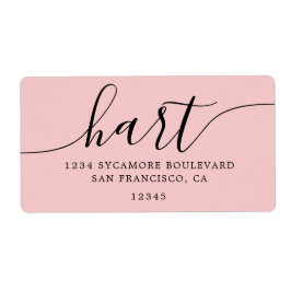 Ro Quartz Rosa Script Family Returadress Fraktsedel