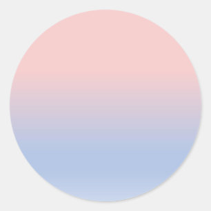 Ro Quartz & Serenity (SEVENTEEN Officiell Färg) Runt Klistermärke